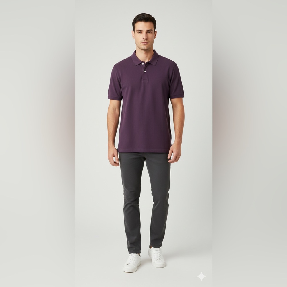 Men's Purple Polo Shirt
